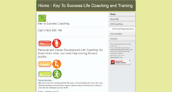 Desktop Screenshot of key-to-success-coaching.co.uk