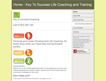 Tablet Screenshot of key-to-success-coaching.co.uk